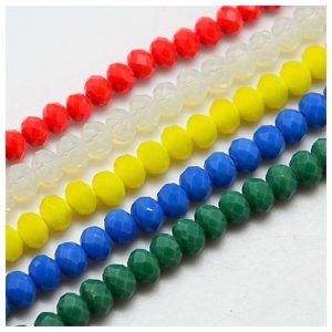 Cristalli 8 mm about 70pcs 5 fili