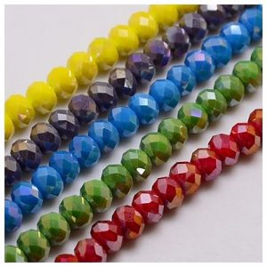 Cristalli 6mm circa 89pcs 5fili