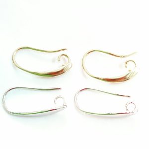 Ganci per orecchini in acciaio 2 pz