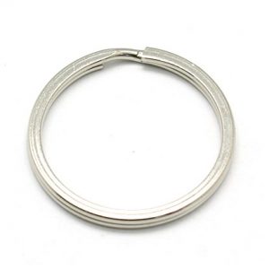 Ferro Split portachiavi, 26x2mm 4pz