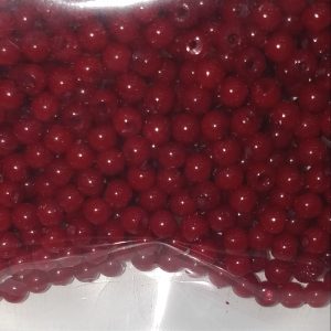 Perle in acrilico grado A 500pz 4mm Rosso