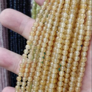 Filo di pietre naturali giada 4mm 89pz
