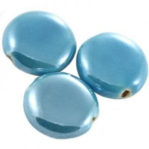 Tondi in porcellana 20x8mm 1pz