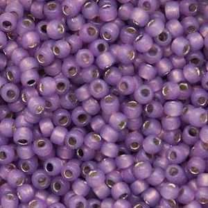 Perline Toho 11/0 Silver Lined Milky Amethyst Cod.2107 10gr