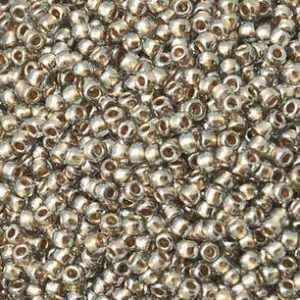 Perline Toho 11/0 Gold Lined Black Diamond Cod.993 10gr