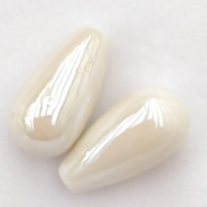 Gocce di porcellana 10x20mm 1pezzo