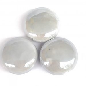 Tondi in porcellana 20x8mm 1pz
