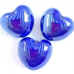 Cuori in porcellana 18x16mm 1pz
