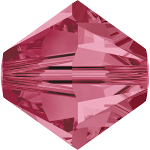 Bicono Preciosa Indian Pink 4 mm 20 pezzi
