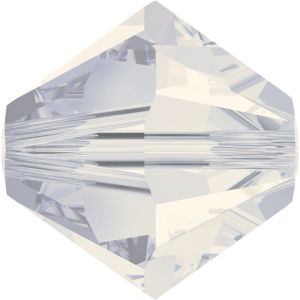 Bicono Preciosa White Opaline 4 mm 20 pezzi