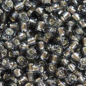 Perline Toho 11/0 Grigio foderato d'argento Cod.29b 10gr