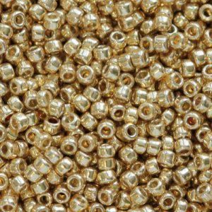 Perline Toho 15/0 Permafinish Starlight Galvanizzato Cod.PF557 10gr