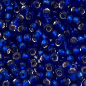 Perline Toho 8/0 Cobalto con rivestimento in Argento  Cod.28 10gr