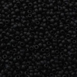 Perline Toho 15/0 Jet Opaco Satinato Cod.49f 10gr