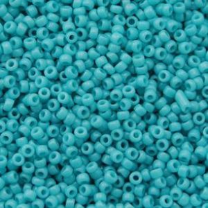 Perline Toho 15/0 Metallical Turchese Opaco Cod.55 10gr