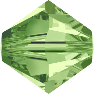 Bicono Preciosa Peridot 4 mm 20 pezzi