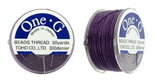 Filo di Nylon ONE-G TOHO Viola 0,20mm 46mt