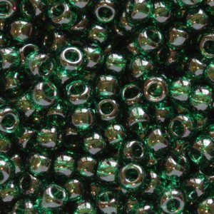 Perline Toho 8/0 Trasparente Green Emerald Cod.939 10gr
