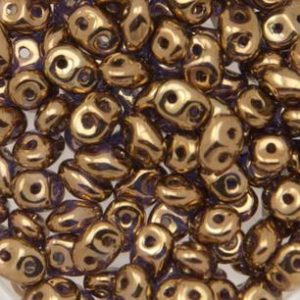 Superduo Gold Bronze 5x2,5mm cod.90215 10gr.