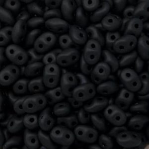 Superduo matte 5x2,5mm Jet Cod.M2398/C 10gr.