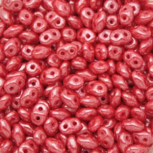Superduo opaque red 5x2,5mm Cod.9320 10gr.