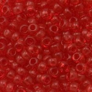Perline Toho 11/0 Trasparente Ruby Cod.5C 10gr