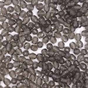 Mezzi Cristalli sfaccettati Preciosa Topazio bruciato Cod 40030 4mm 50 pezzi