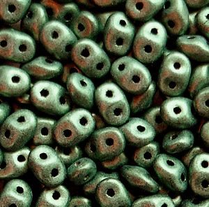 Superduo 5x2,5mm Metallic suede light green cod.79051 10gr.