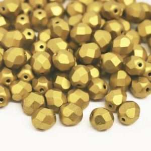 Matte metallic aztec gold