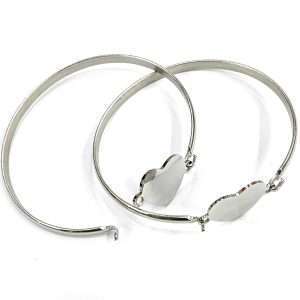Bracciali in acciaio inox con cuore 1pezzo
