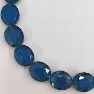 Cristalli ovali 28x23mm 12 pezzi
