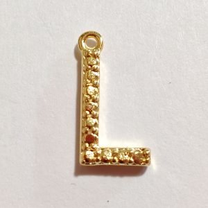 Lettere in Zama placcate in oro