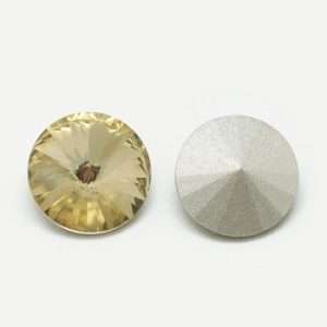 Rivoli Crystal coffee grado A 2 pezzi 14mm