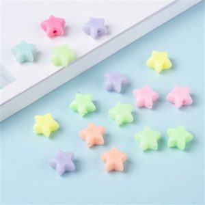 Perline in resina colori misti 80 pezzi