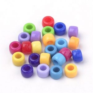 Perline in resina colori misti 100 pezzi