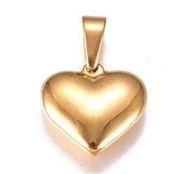 Pendente in acciaio inox 1 pezzo Cuore