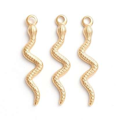 Pendente in acciaio inox 1 pezzo Serpente