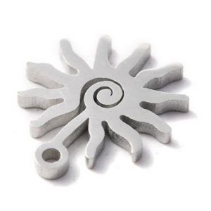 Pendente in acciaio inox 1 pezzo Sole