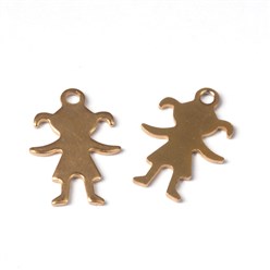 Pendente bimba acciaio inox 2 pezzi