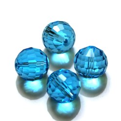 Perle di cristallo sfaccettato grado AAA 4 pezzi 14 mm