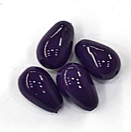 Gocce smaltate di conchiglia grado A 4 pezzi