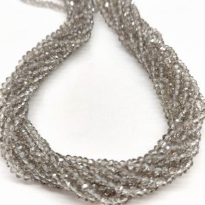 Cristalli rondelle 3 x 2 mm 1 filo 125 pezzi