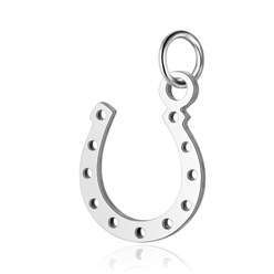 Pendente ferro di cavallo acciaio inox 1 pezzo