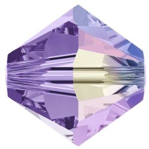 Bicono Preciosa Tanzanite AB 4 mm 20 pezzi