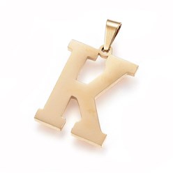 Lettera K pendente acciaio 1 pezzo