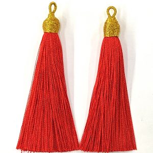 Nappe di cotone avvolte in corona col. oro 1 pezzo