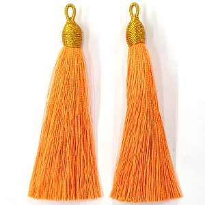 Nappe di cotone avvolte in corona col. oro 1 pezzo