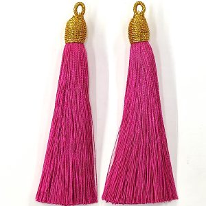 Nappe di cotone avvolte in corona col. oro 1 pezzo