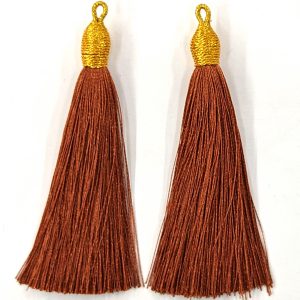 Nappe di cotone avvolte in corona col. oro 1 pezzo