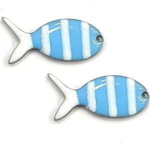 Pesce acciaio smaltato 1 pezzo